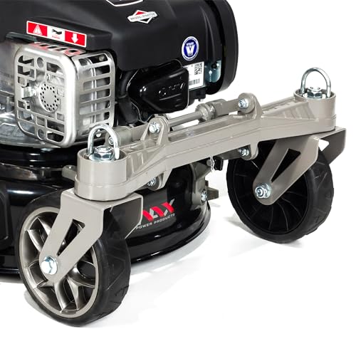 Benzin-Rasenmäher NAX 1000S mit Briggs & Stratton 450E Motor, 42cm Schnittbreite, 45l Fangkorb, Antrieb, Reinigungssystem