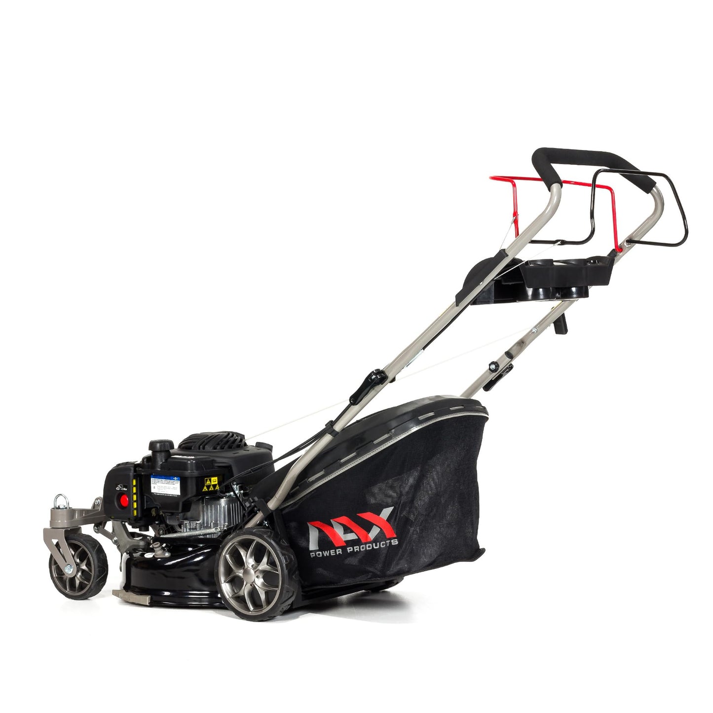 Benzin-Rasenmäher NAX 1000S mit Briggs & Stratton 450E Motor, 42cm Schnittbreite, 45l Fangkorb, Antrieb, Reinigungssystem